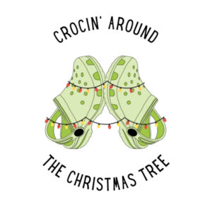Crocin' Around The Christmas Tree Mug (Green) Design