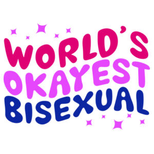 World's Okayest Bisexual Mug Design