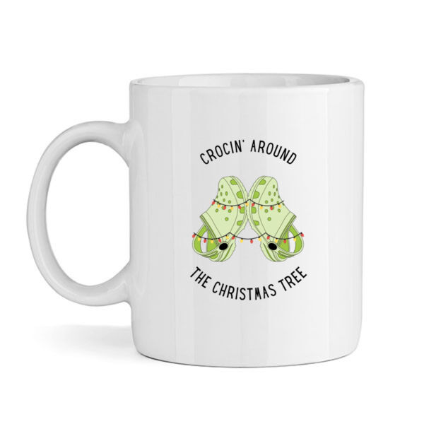 Crocin' Around The Christmas Tree Mug (Green) Thumbnail