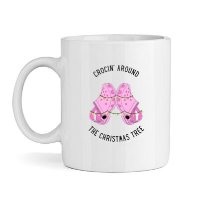 Crocin' Around The Christmas Tree Mug (Pink) Thumbnail