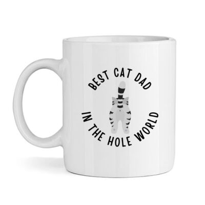 Best Cat Dad In The Hole World (Grey) 2 Thumbnail